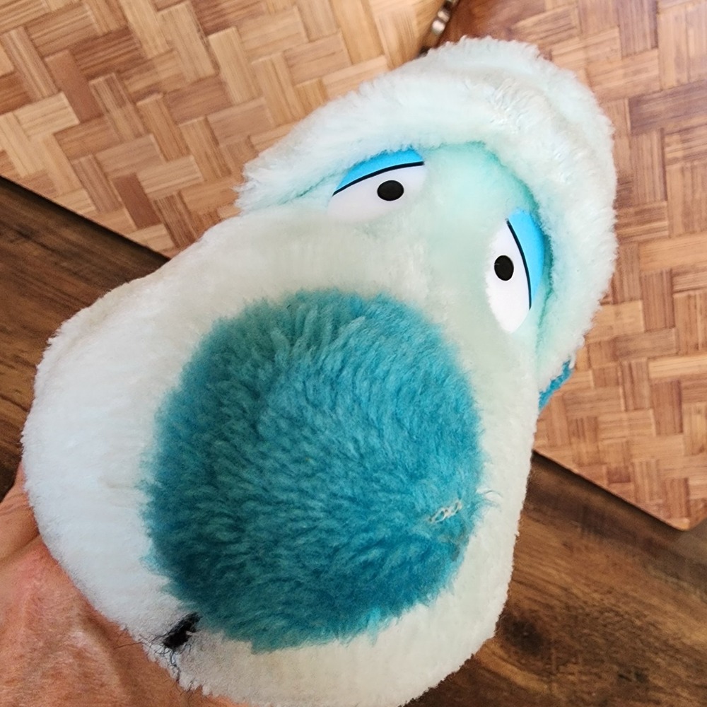 Acme Supply Plush Basset Hound Dog Puppy‎ Blue Vintage 1985 9" Stuffed Animal